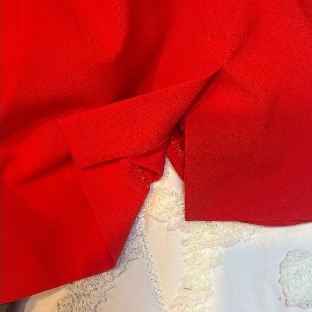 Elegant Red Sleeveless Dress TAHARI Arthur Levine size 10 above knee - Picture 8 of 9